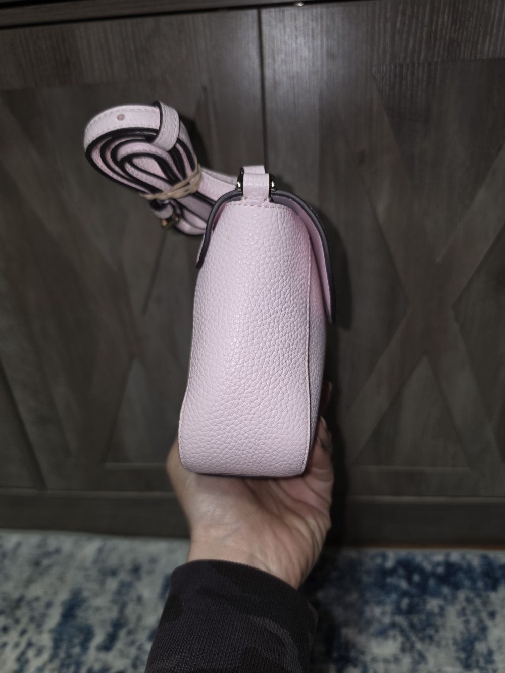 kate spade Light Pink Pebbled Leather Crossbody Bag - Picture 5 of 6